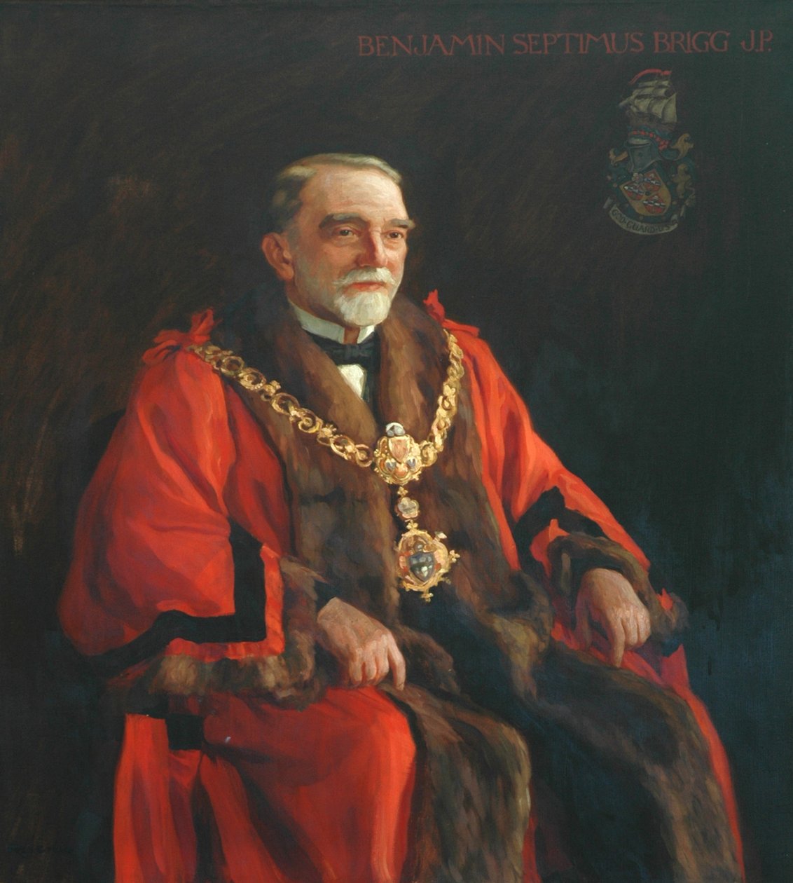 Benjamin Septimus Brigg, první starosta Keighley od Frederick Stead
