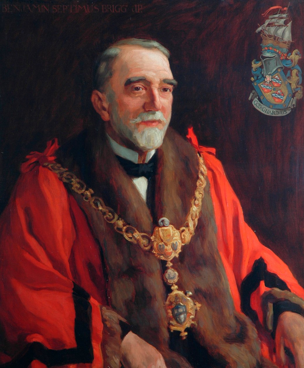 Benjamin Septimus Brigg, první starosta Kighley (1882), 1923 od Frederick Stead