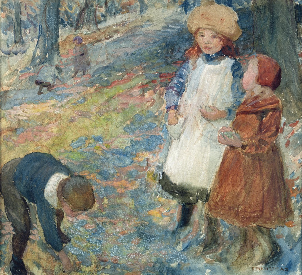 Děti v lese od Frederick Stead
