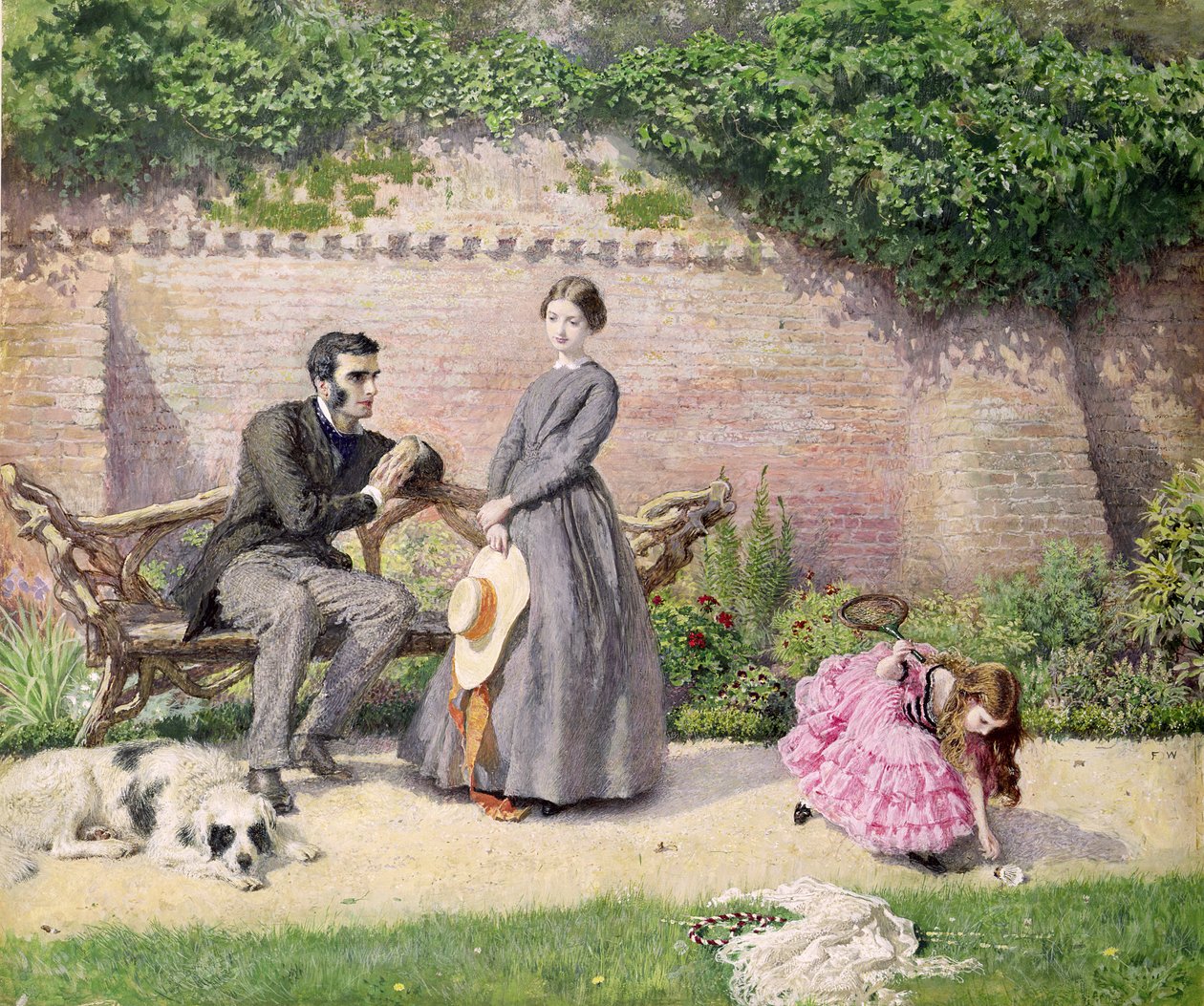 Rochester a Jane Eyrová od Frederick Walker