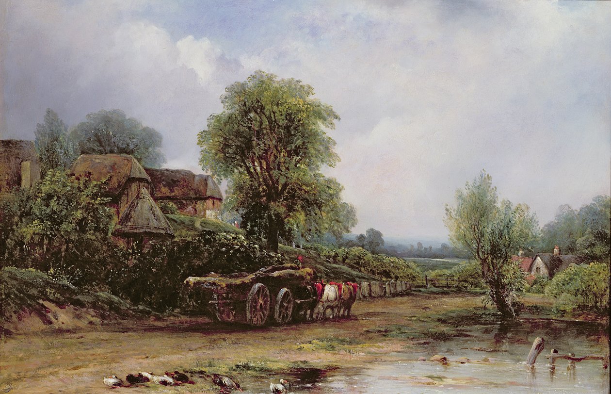 Vůz dřeva od Frederick Waters Watts