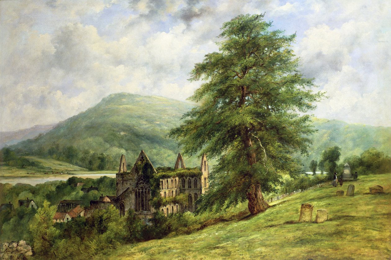 Opatství Tintern od Frederick Waters Watts