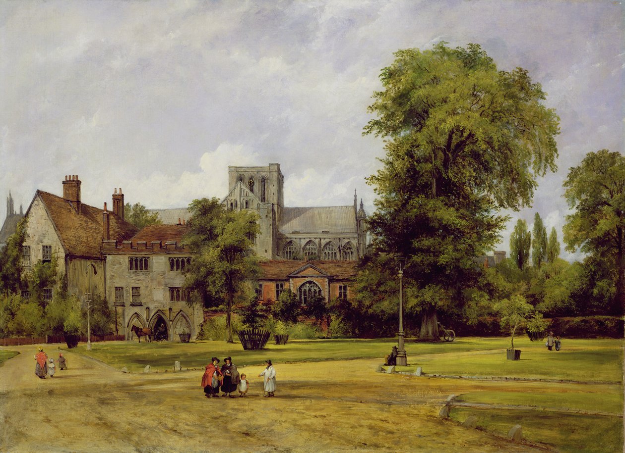Winchesterská katedrála, 1848 od Frederick Waters Watts