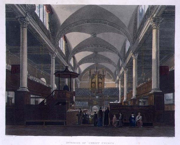 Interiér Christ Church, z 