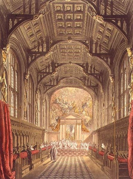 The Chapel of All Souls College, ilustrace z 