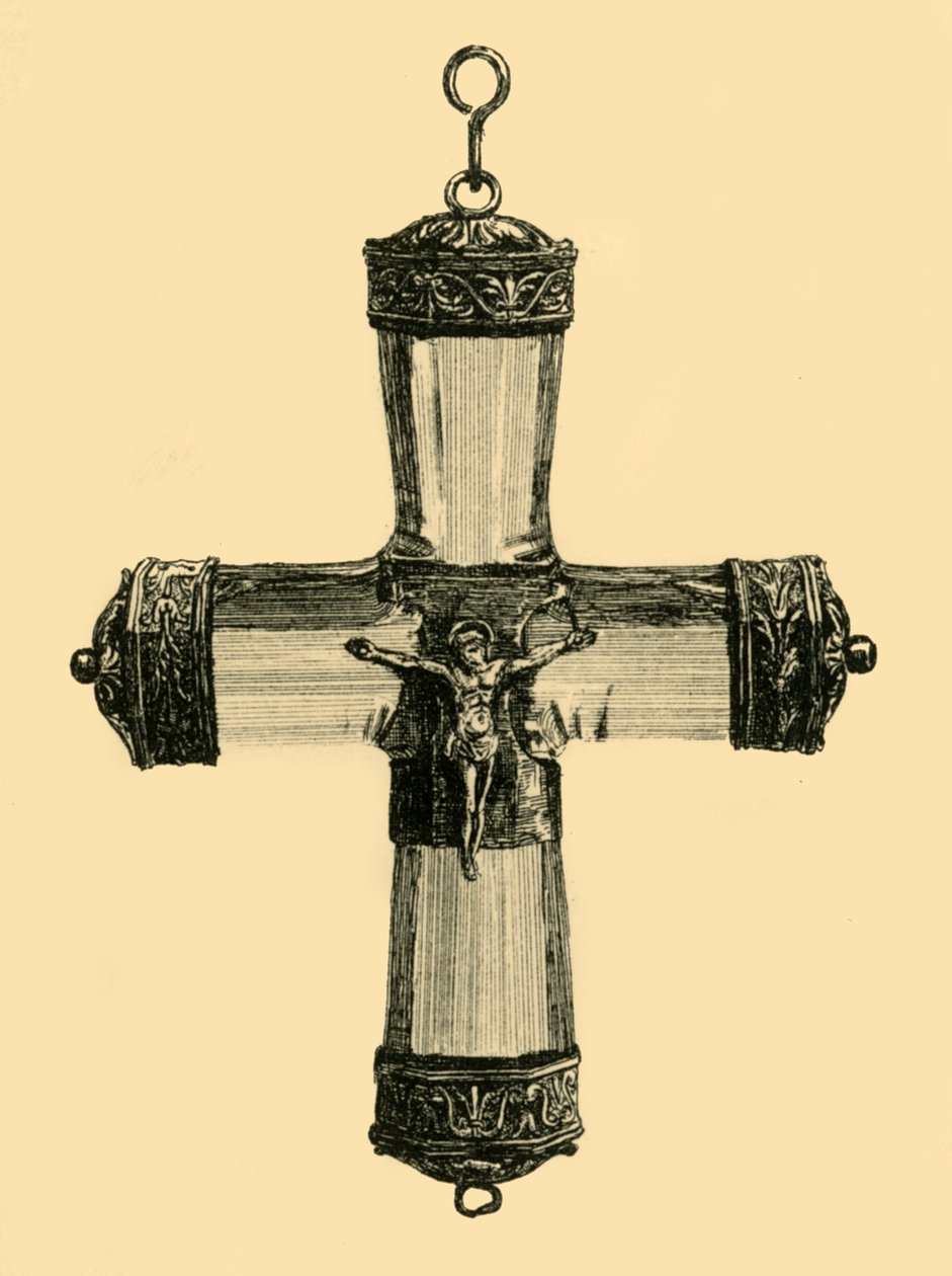 Křišťálový krucifix, c1550, 1881. od Frederick Albert Slocombe