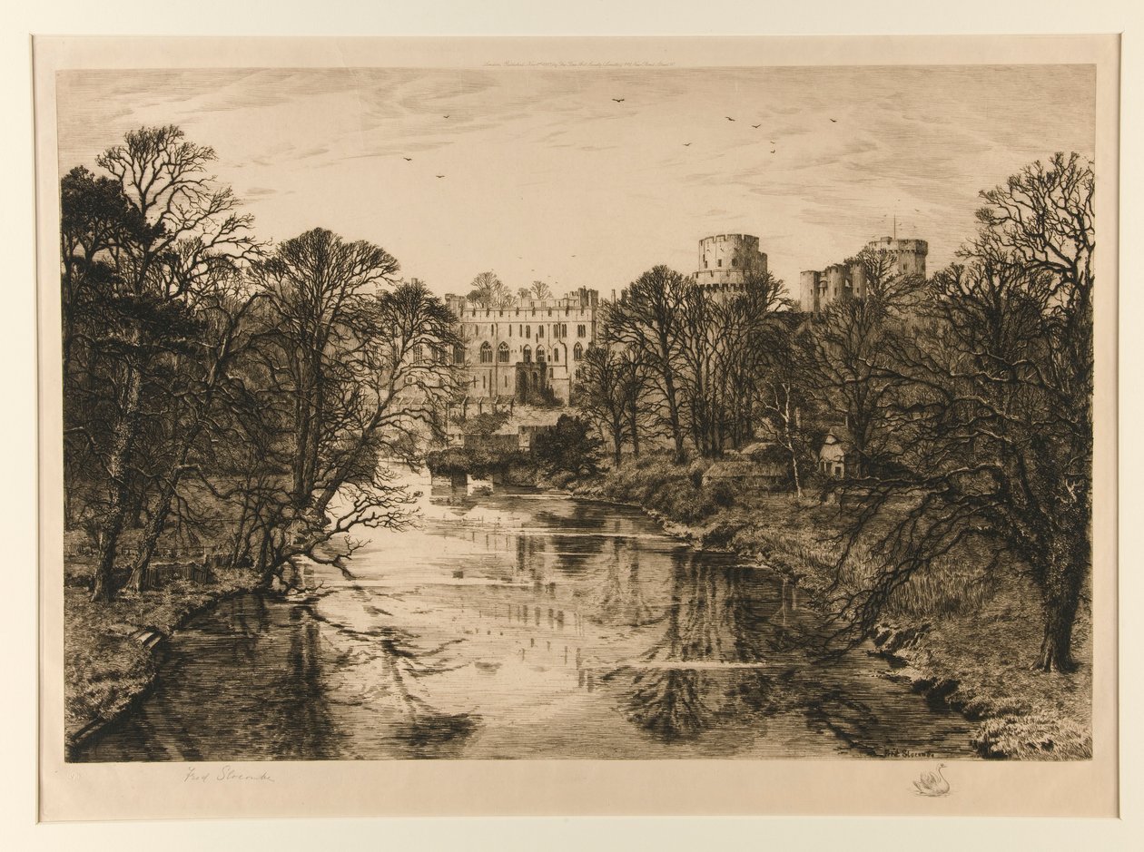Hrad Warwick od Frederick Albert Slocombe