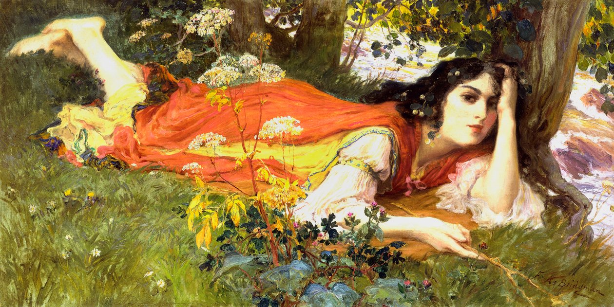 U Běžícího potoka, od Frederick Arthur Bridgman
