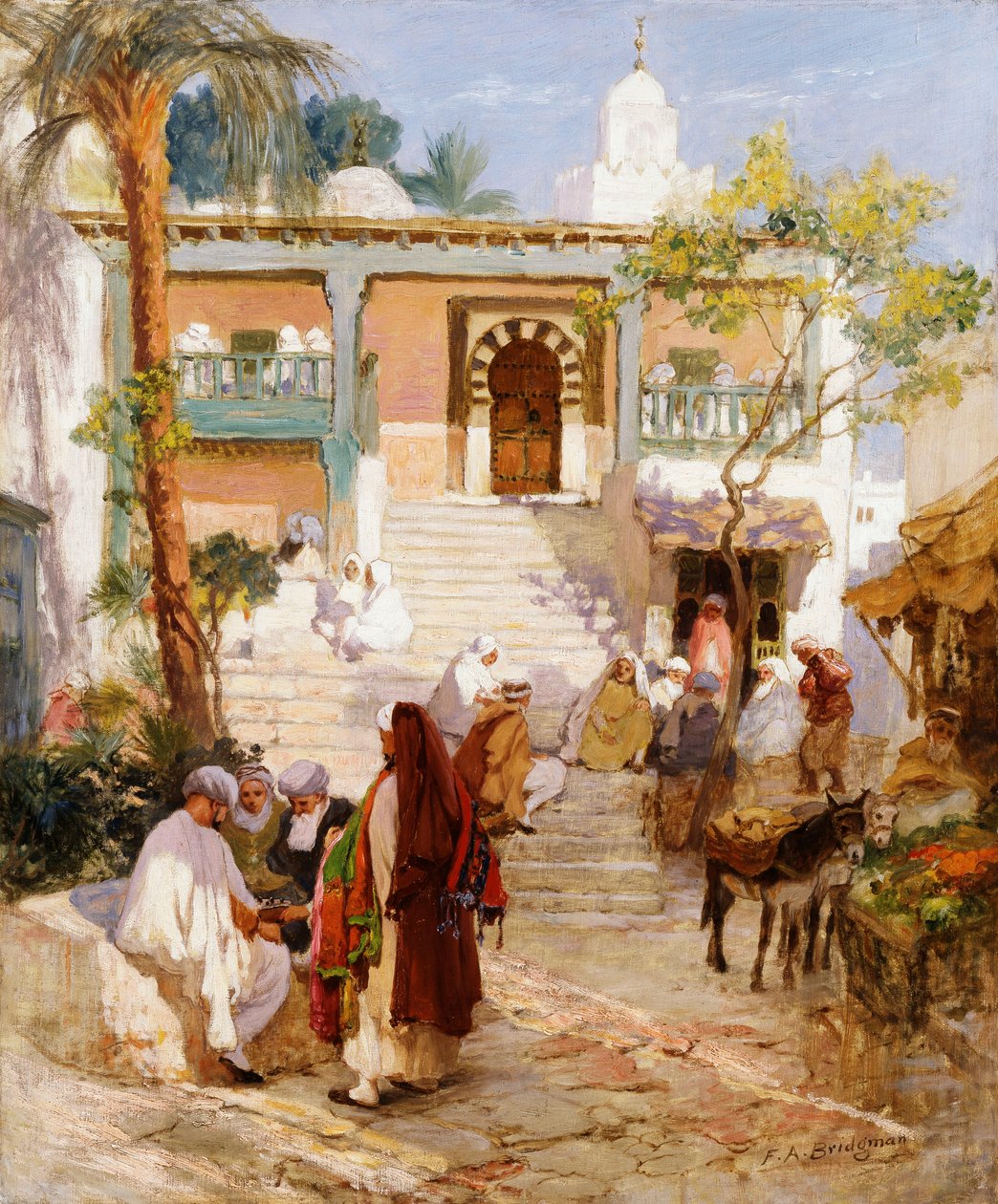 Na Souku, od Frederick Arthur Bridgman