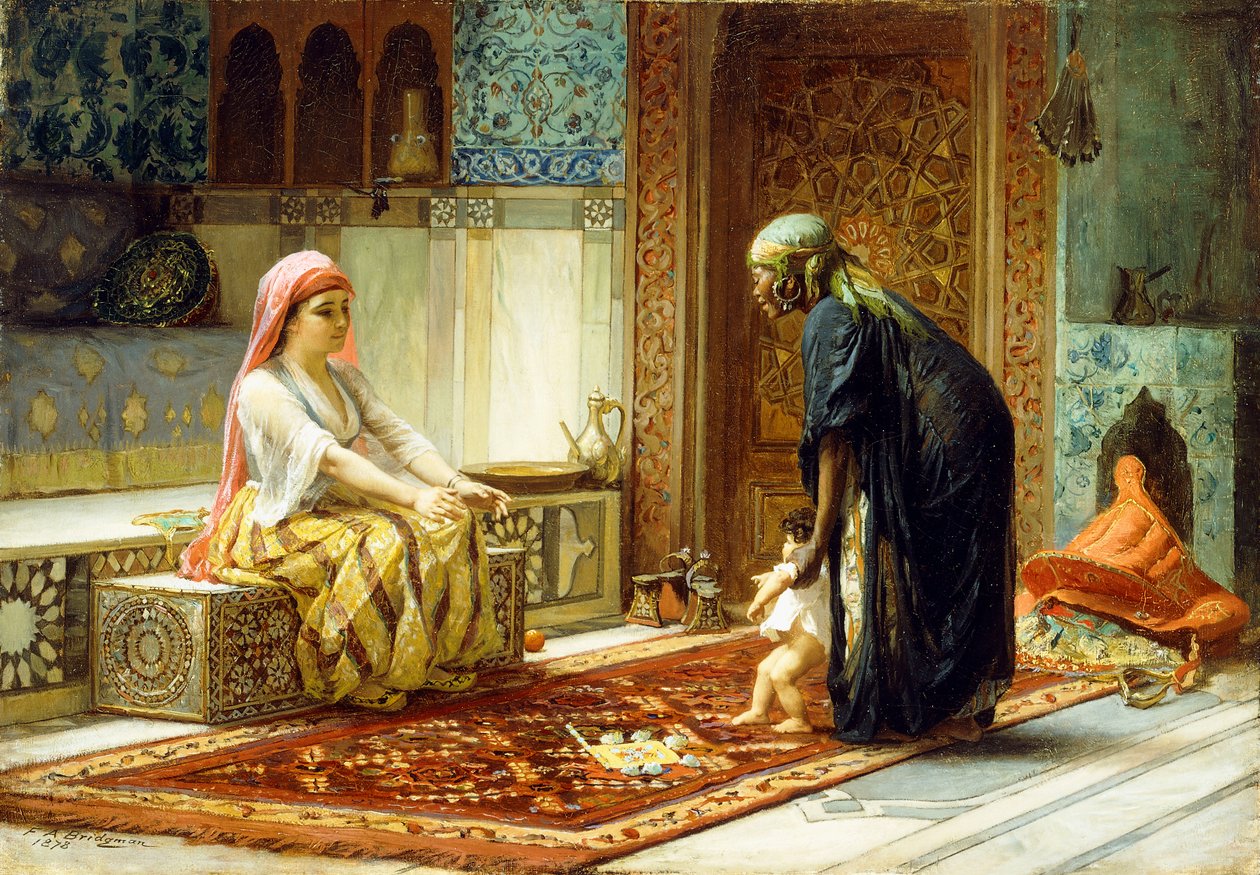 První kroky, 1878 od Frederick Arthur Bridgman