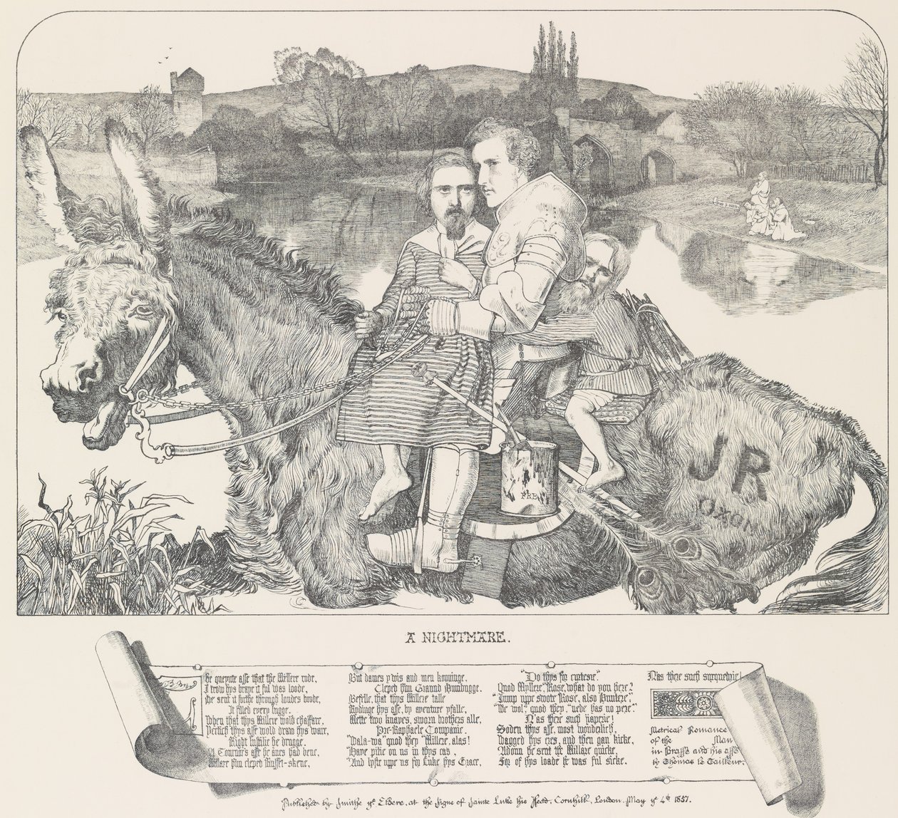 Noční můra, 4. května 1857. od Frederick Augustus Sandys