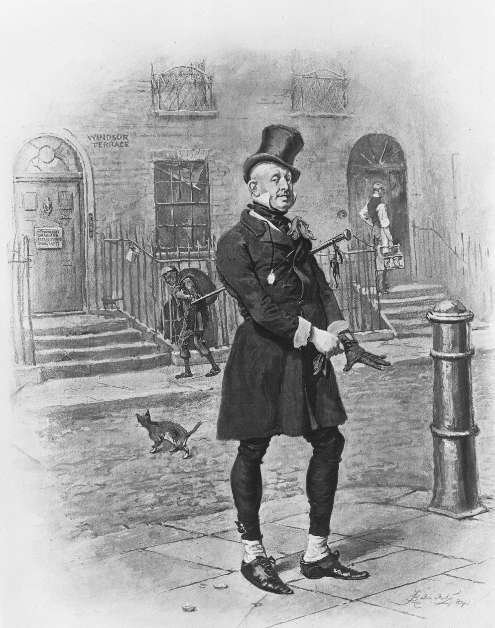 Pan Micawber, 1880 od Frederick Barnard