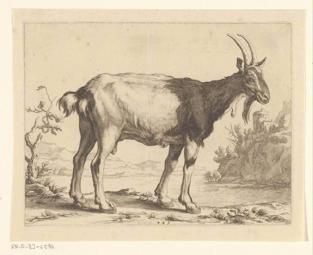 Koza Kniha kreslení Abrahama Bloemaerta (název série) od Frederick Bloemaert