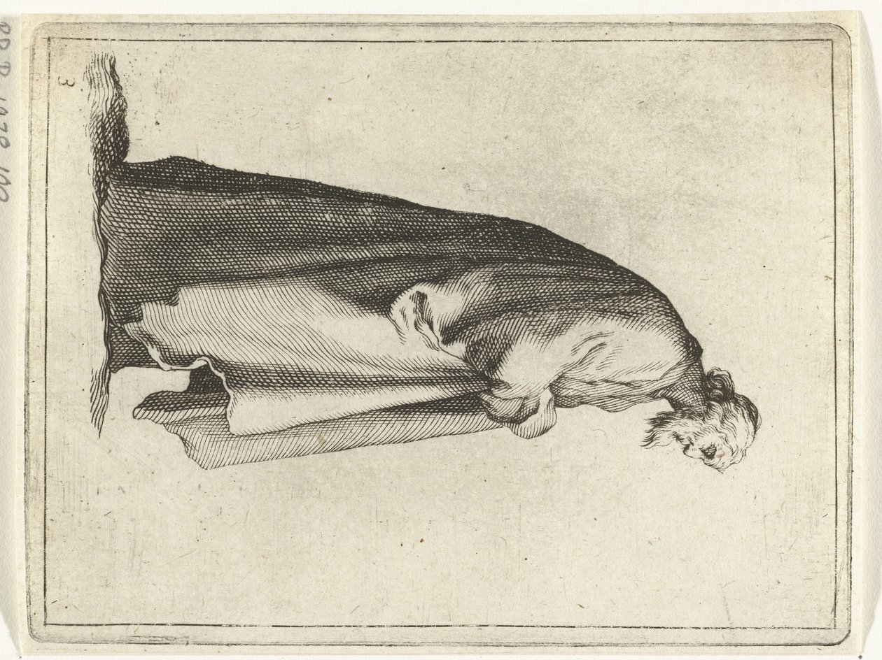 Starý muž s dlouhým kabátem 15 malých figurek (název série) od Frederick Bloemaert