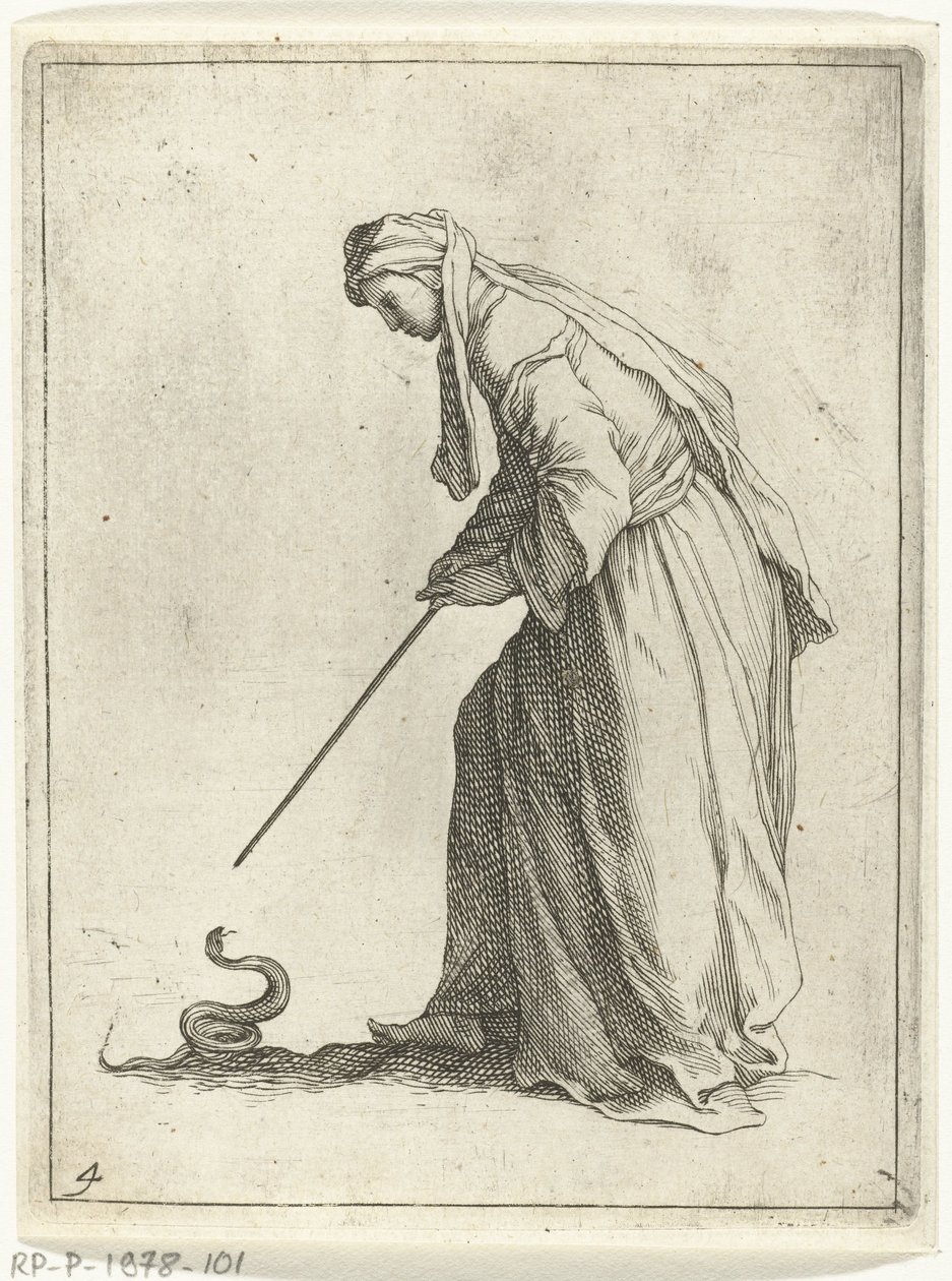 Žena s hadem 15 malých figurek (název série) od Frederick Bloemaert