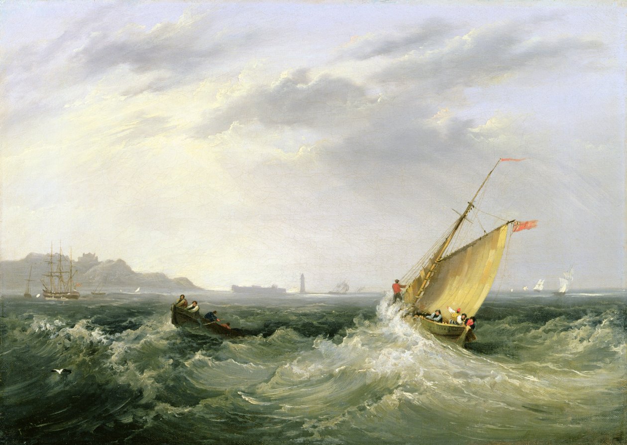 Cheshire u ústí řeky Mersey, 1838 (pár viz 257064) od Frederick Calvert