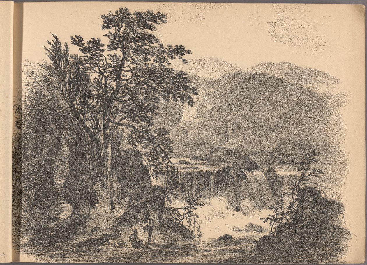 Jedna ze série šedesáti náčrtů chalup. Londýn, 1825. od Frederick Calvert