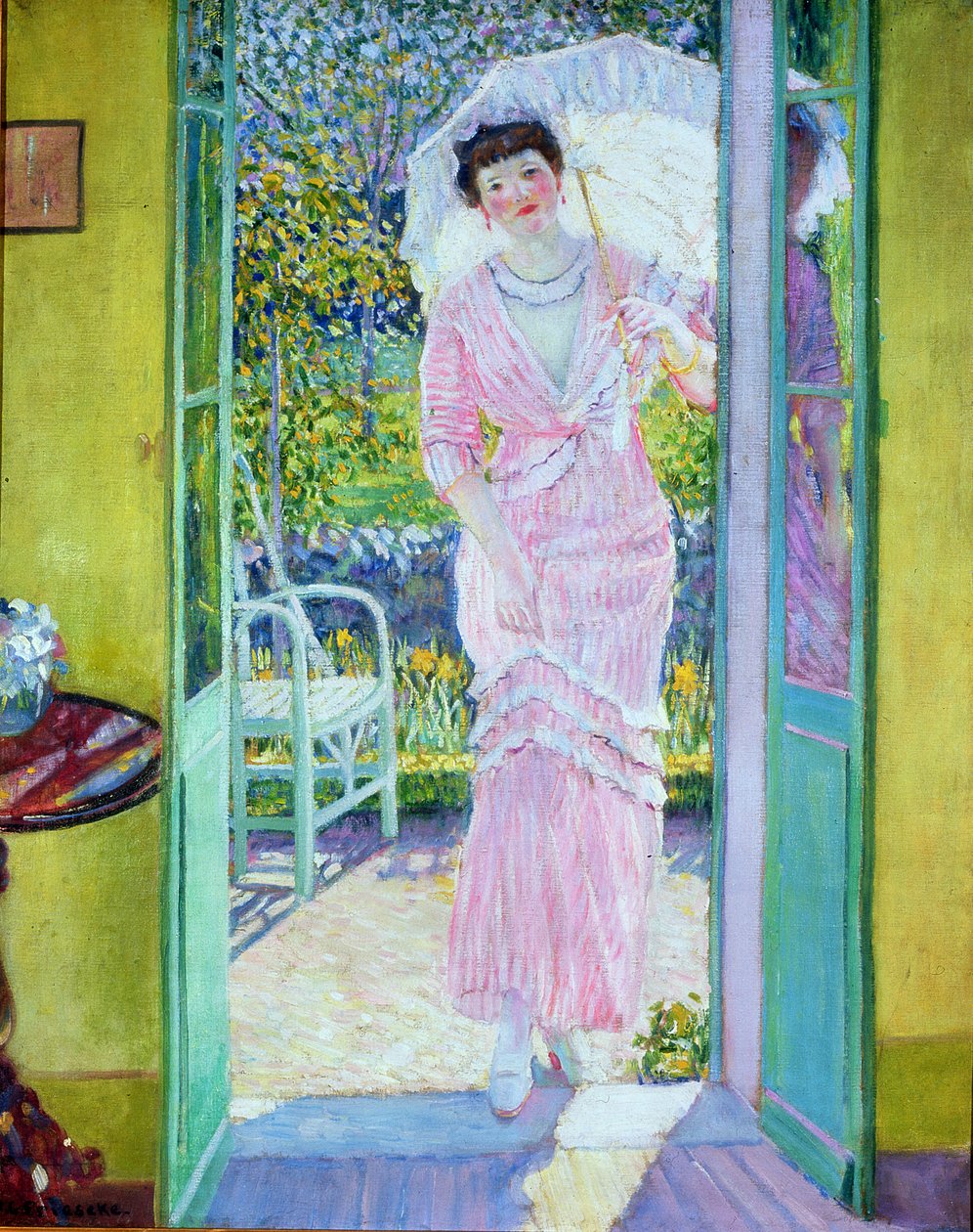 Dobré ráno, asi 1912-13 (olej na plátně) od Frederick Carl Frieseke