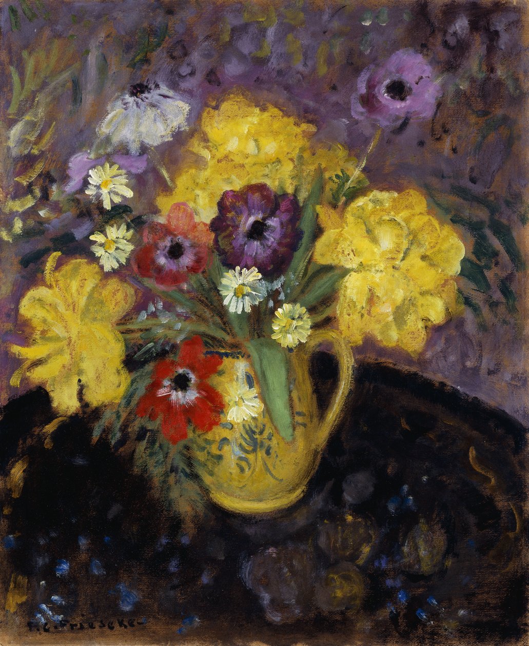 Žluté tulipány; Žluté tulipány od Frederick Carl Frieseke