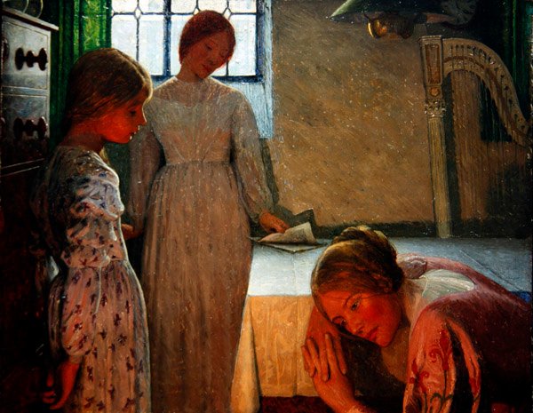 Zimní večer od Frederick Cayley Robinson