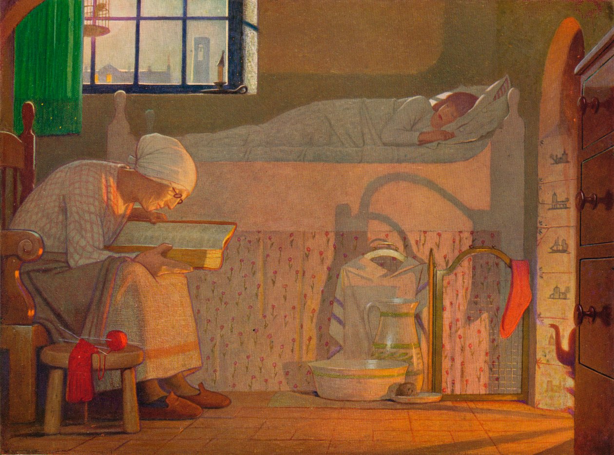 Slovo, c1922 od Frederick Cayley Robinson