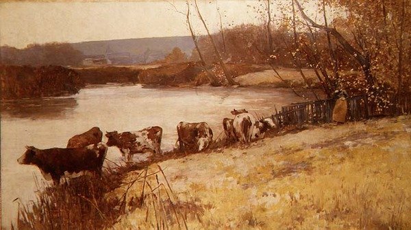 Marlotte, Seine a Marne od Frederick Charles Vipont Ede