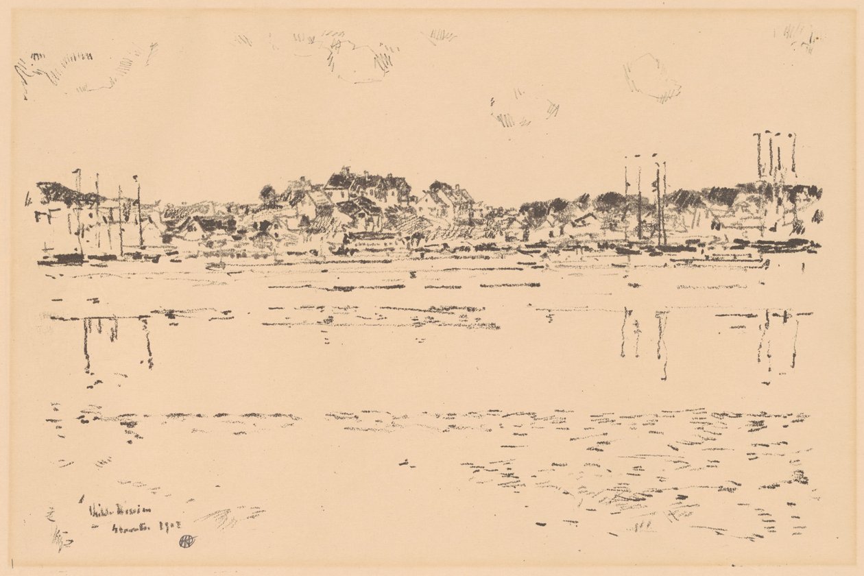 Vnitřní přístav, 1918. od Frederick Childe Hassam