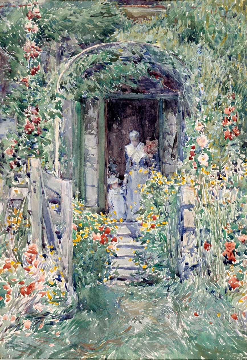 Zahrada ve své slávě, 1892. od Frederick Childe Hassam