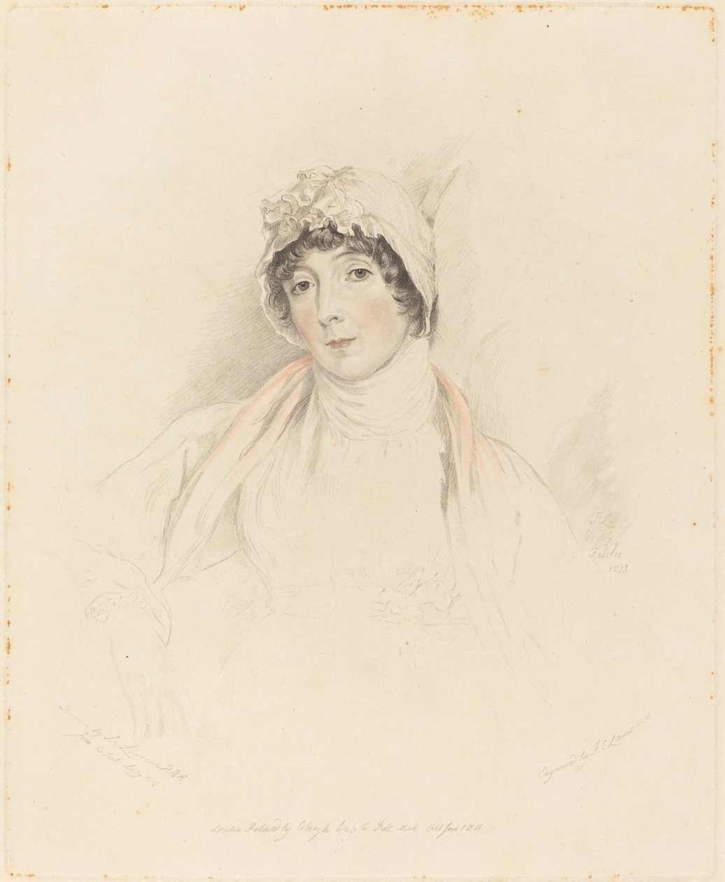 Lucy Lawrence od Frederick Christian Lewis I after Sir Thomas Lawrence