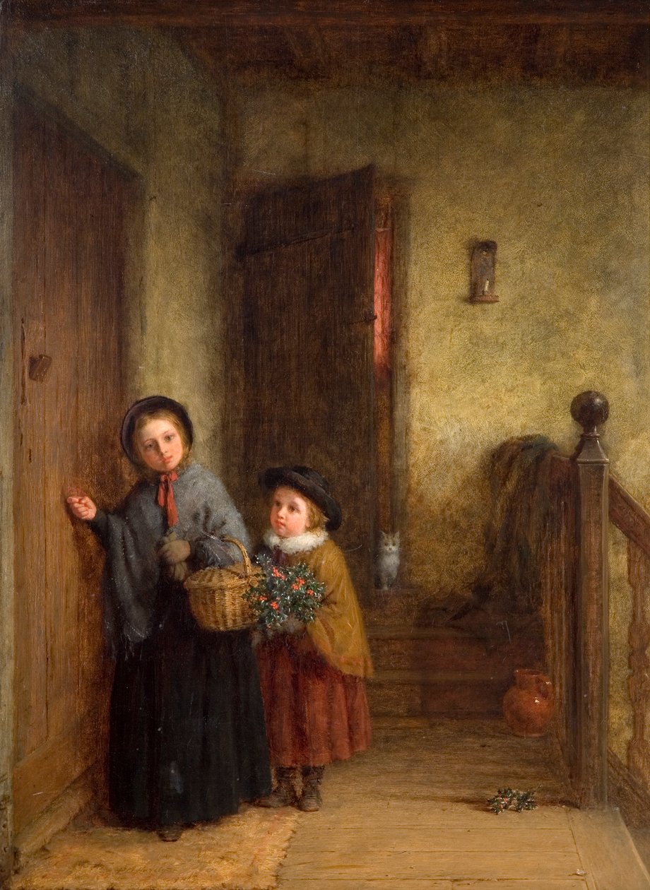 Vánoční návštěvníci, 1869 od Frederick Daniel Hardy