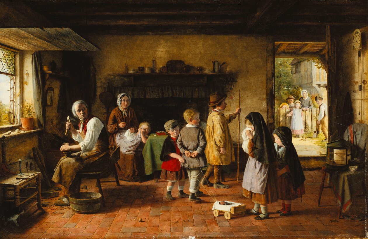 Předčasný smutek, 1861 od Frederick Daniel Hardy