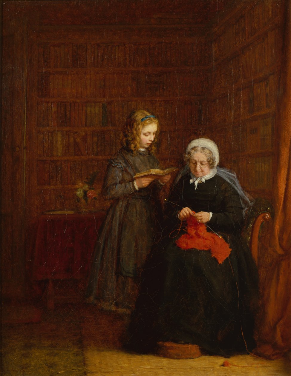 Portrét paní Hearne a její praneteře Fanny Sowman od Frederick Daniel Hardy