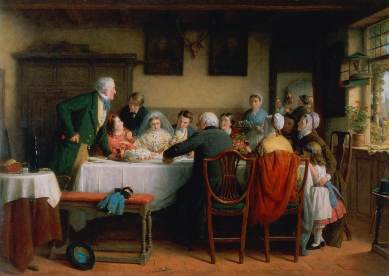 Svatební snídaně od Frederick Daniel Hardy