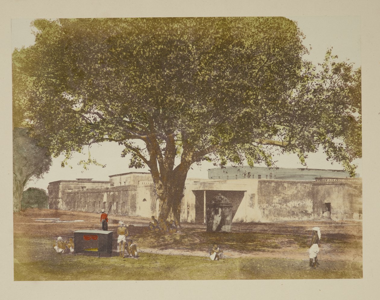 Jail, Calcutta. Photographer: Fiebig, Frederick c 1851-1852 Pohledy na Kalkatu a okolní okresy. od Frederick Fiebig