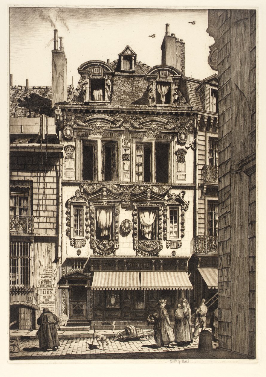 Maison des Ambassadeurs, Dijon od Frederick G. Hall