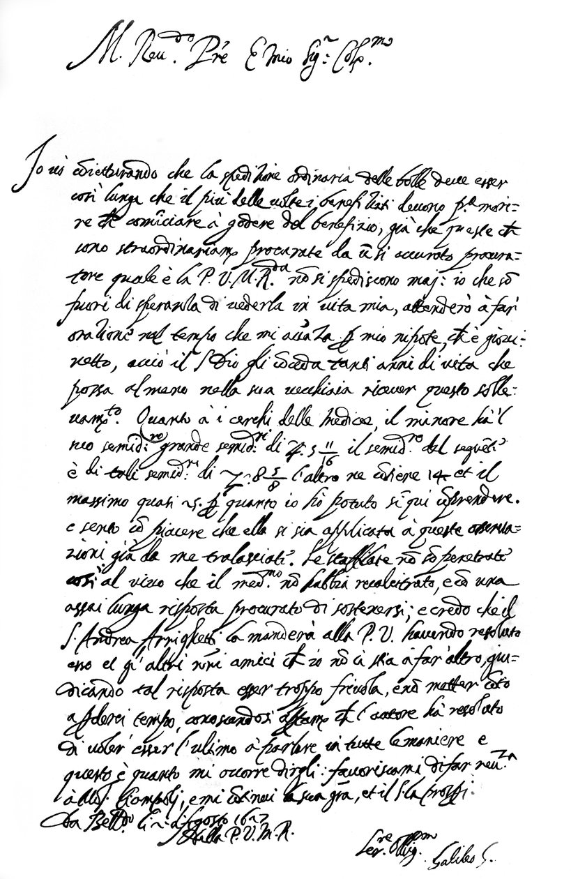 Dopis Galilea Galileiho, 1627 1865. od Frederick George Netherclift