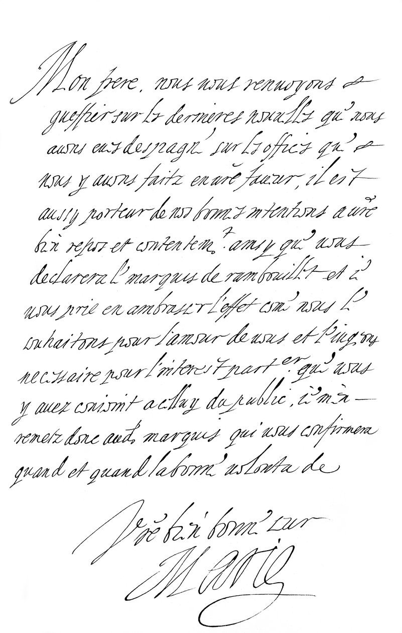 Dopis Marie de Medici vévodovi Savojskému, konec 16. – začátek 17. století 1865. od Frederick George Netherclift