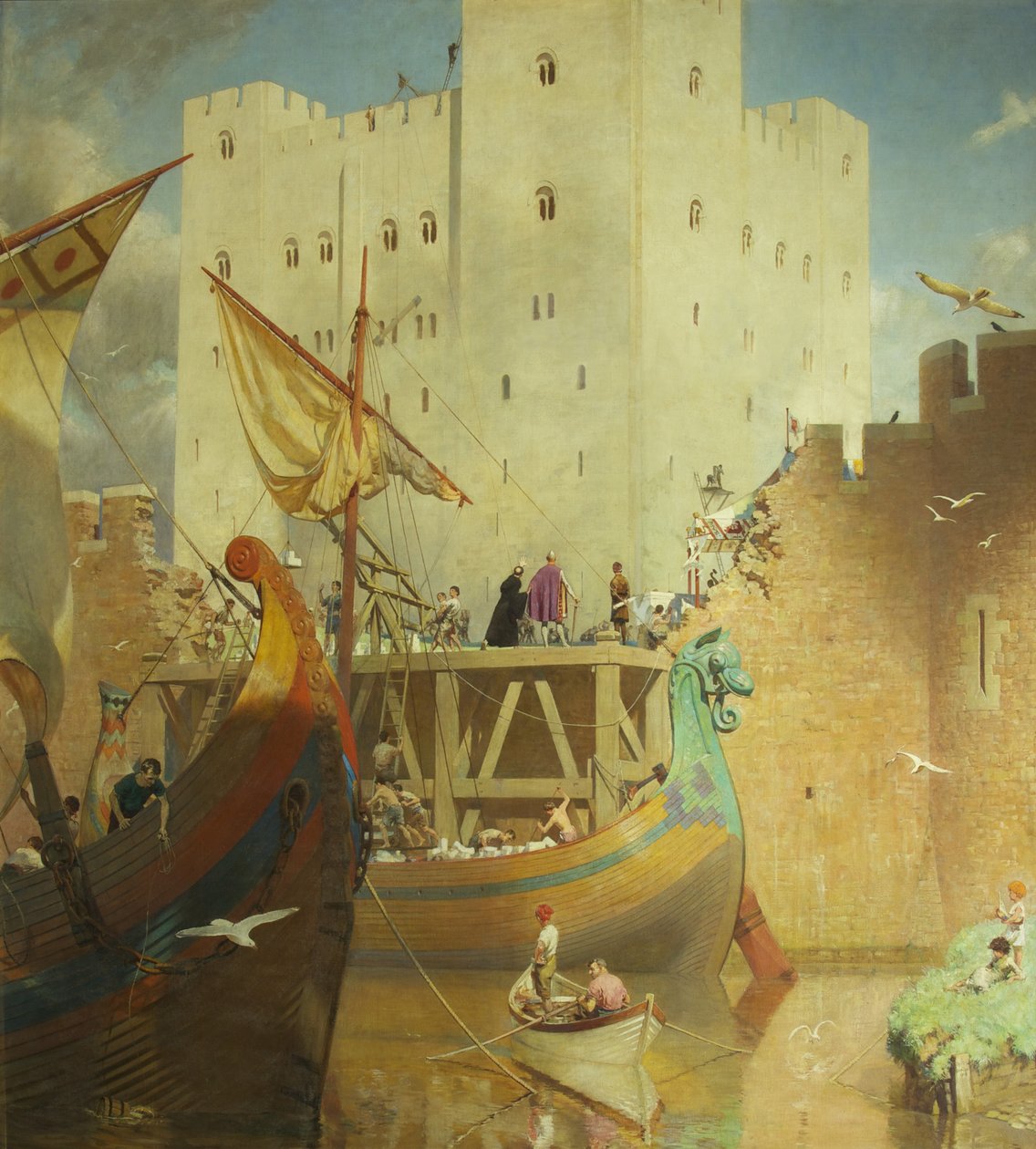 Budova Velké pevnosti hradu Bristol od Frederick George Swaish