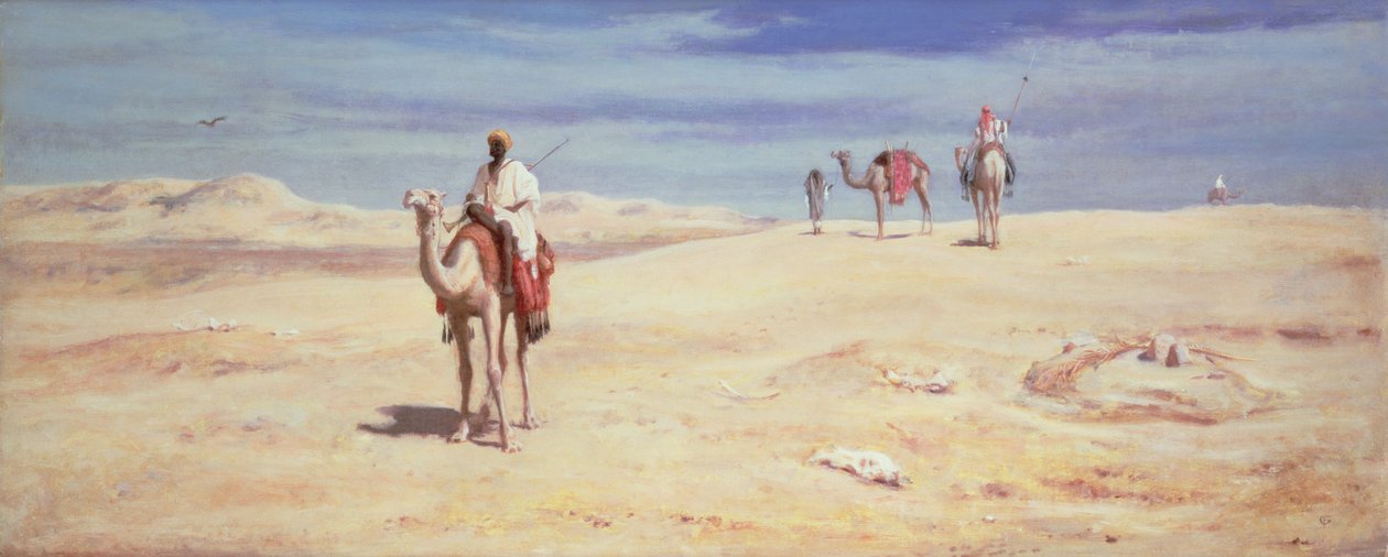 Arabové v poušti od Frederick Goodall