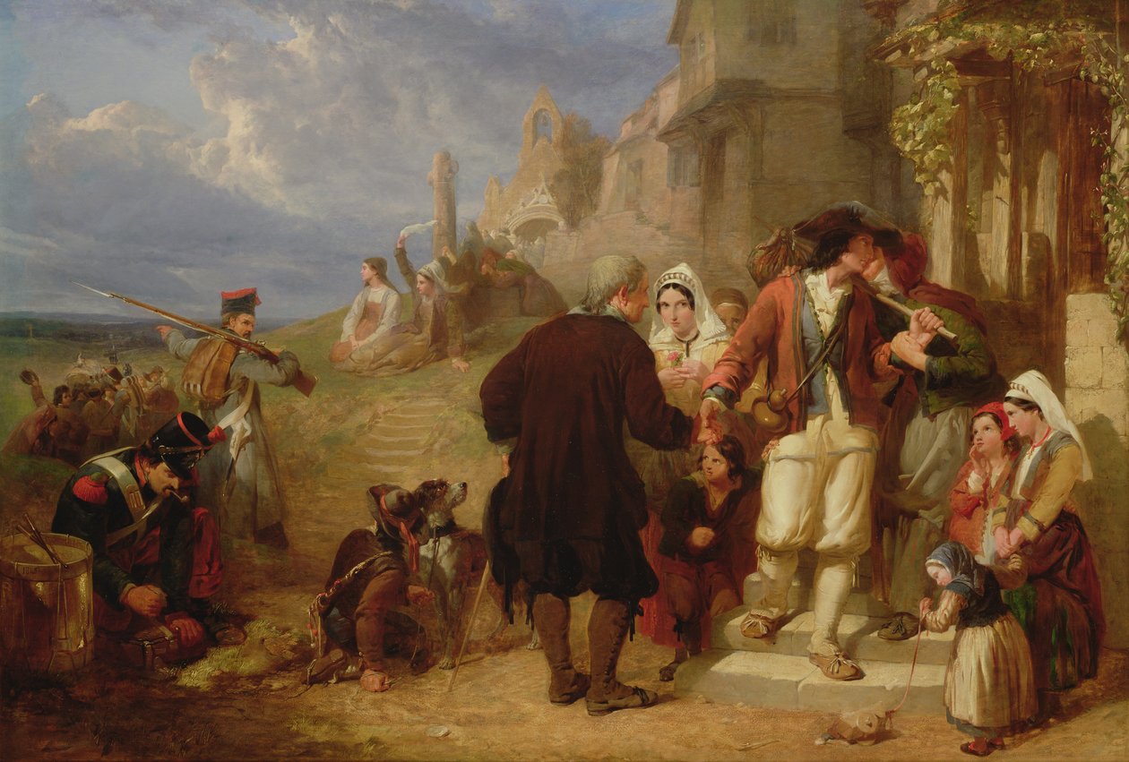 Odchod bretaňského brance od Frederick Goodall