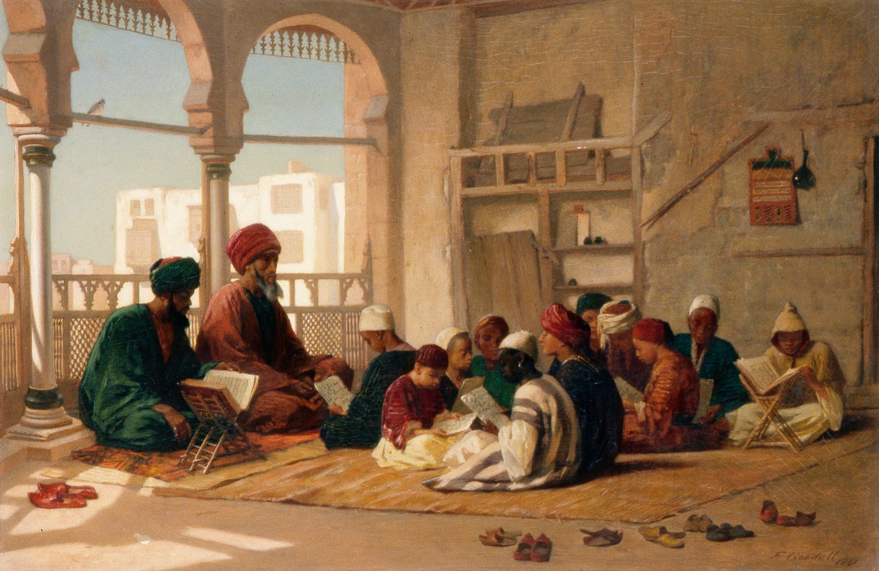 Škola sultána Hasana v Káhiře od Frederick Goodall