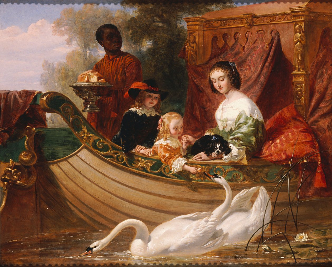 Děti krále Karla I od Frederick Goodall