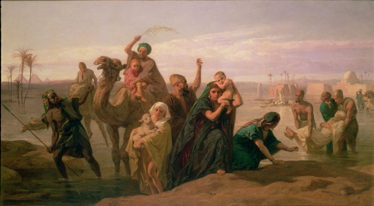 Vzestup Nilu od Frederick Goodall