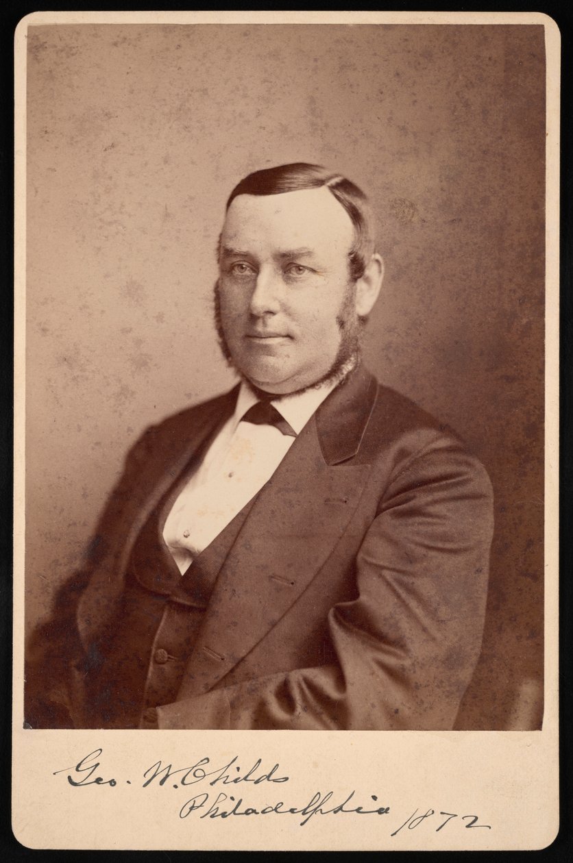 Portrét George Williama Childse 1829-1894, 1872. od Frederick Gutekunst