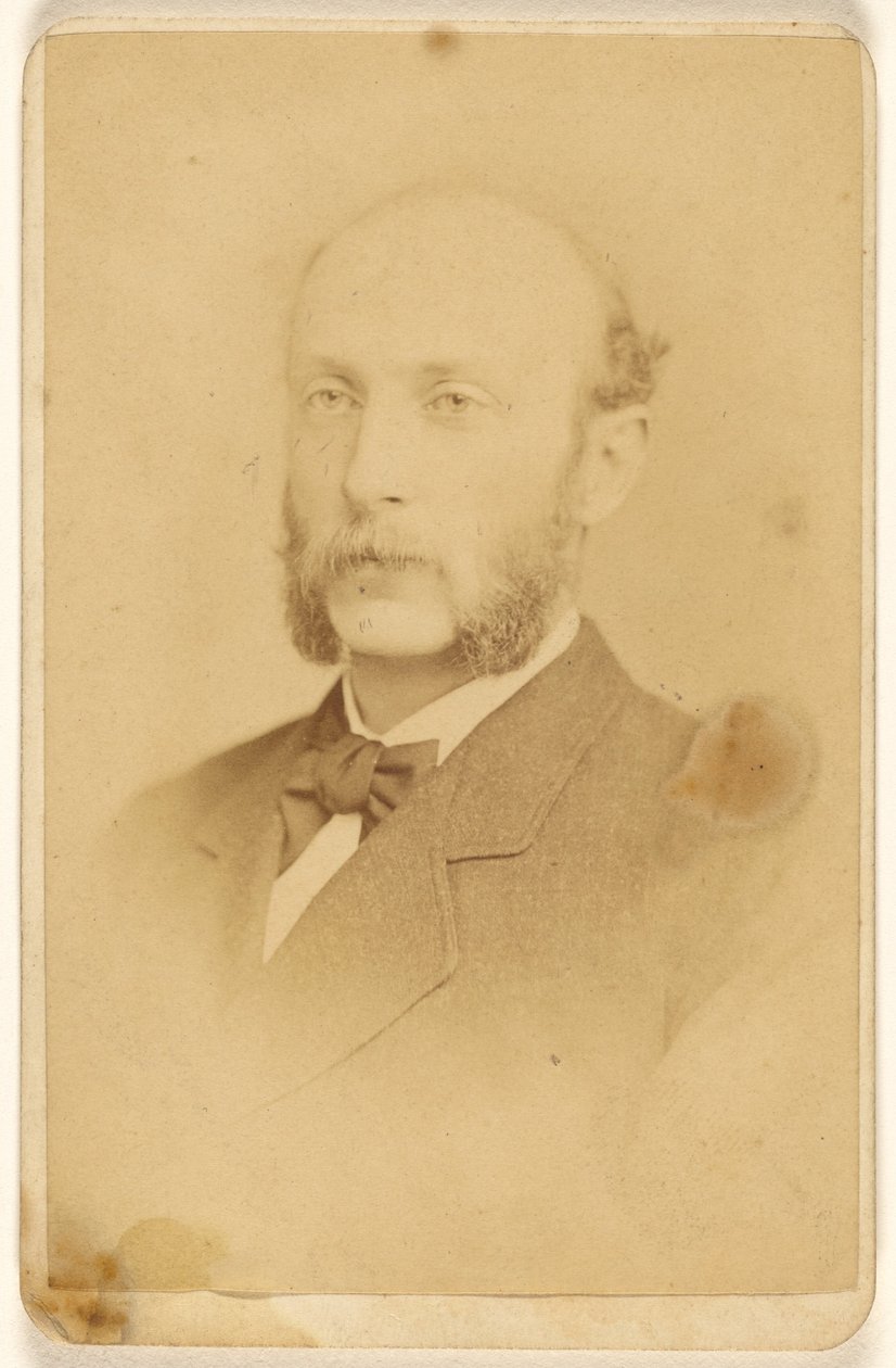 [Neznámý muž s knírem a kotletami] od Frederick Gutekunst