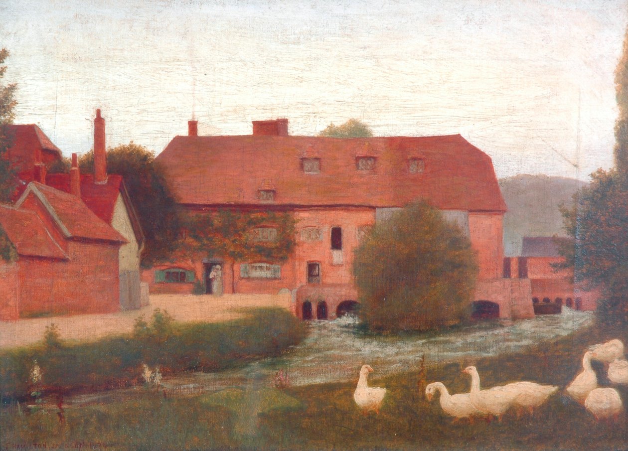 Mlýnský potok, 1876 od Frederick Hamilton Jackson