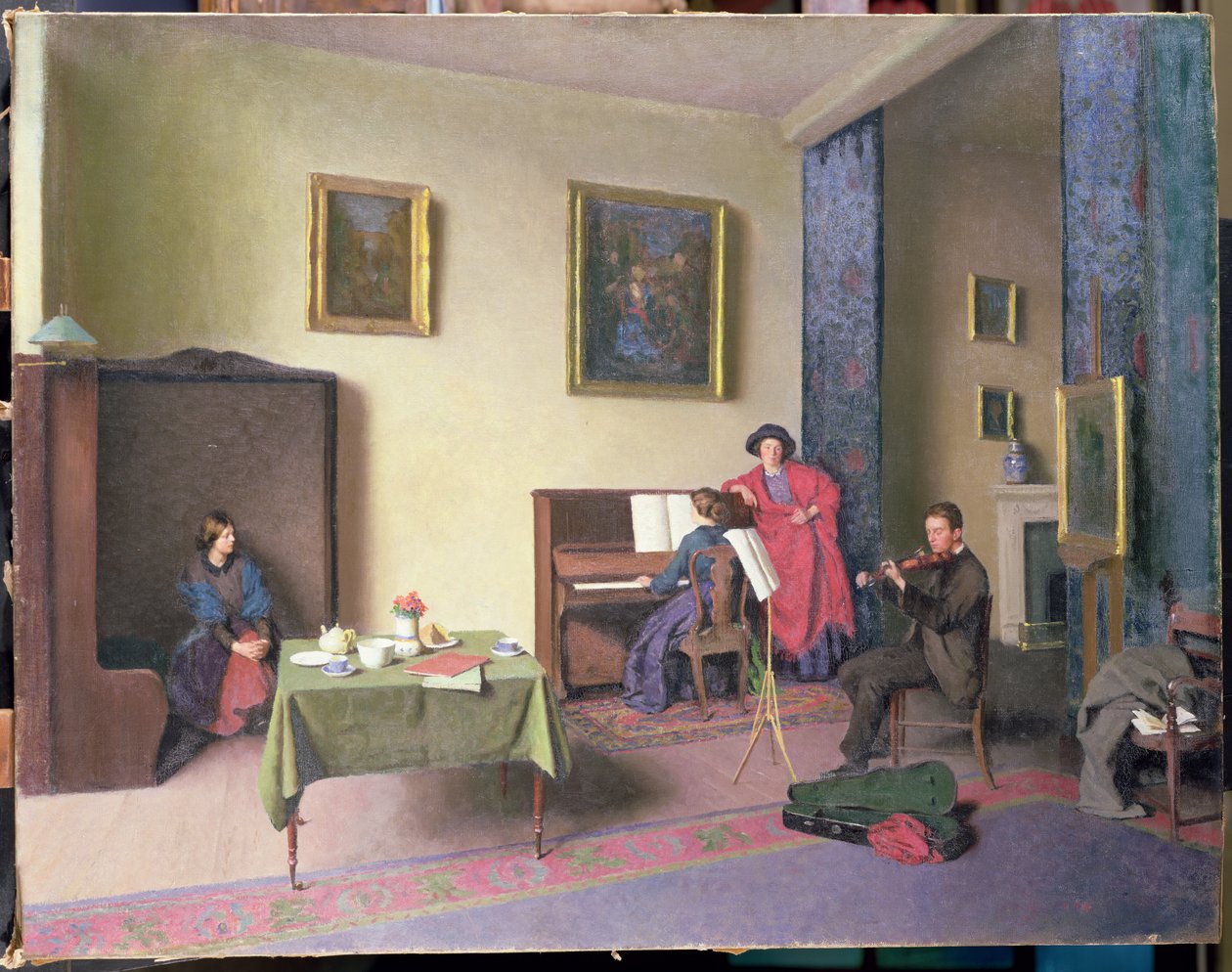 Hudební večírek od Frederick Hawkesworth S. Shepherd