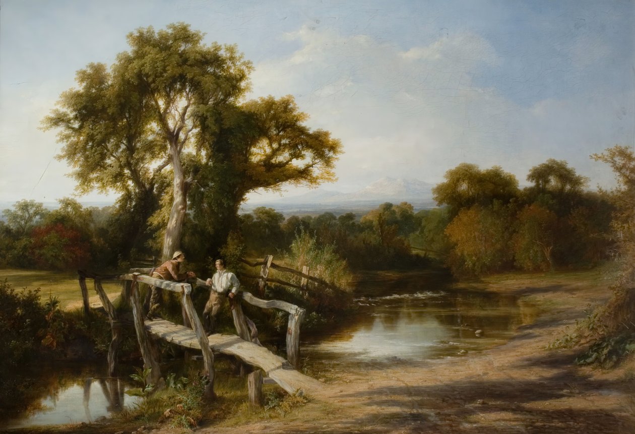 Krajina Worcestershire na podzim, 1843. od Frederick Henry Henshaw
