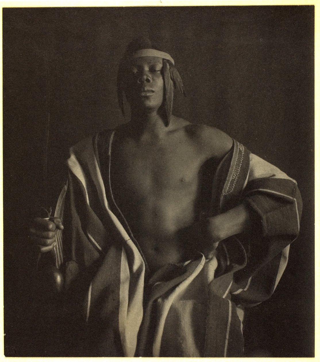 Etiopský náčelník, 1897, vytištěno kolem roku 1902 od Frederick Holland Day