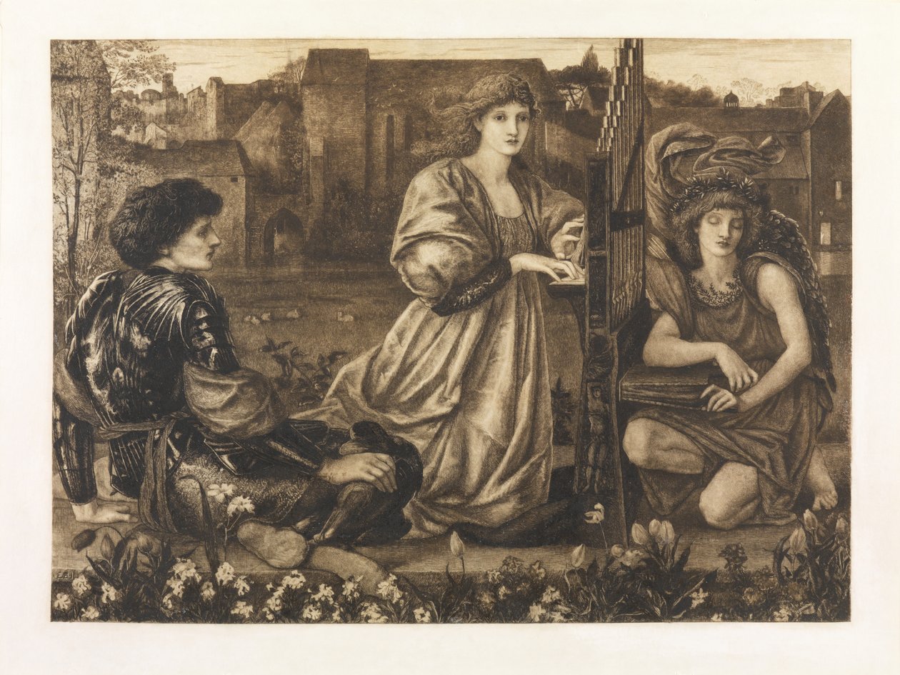 Píseň lásky (platina) od Frederick Hollyer